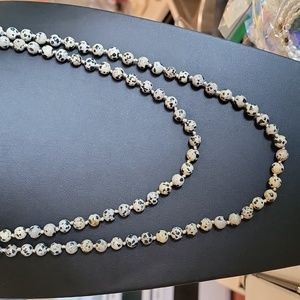 Dalmatian Jasper 56" Necklace